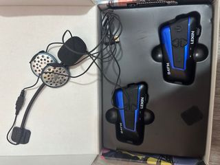 LEXIN 2X B4FM Intercomunicador Moto Bluetooth