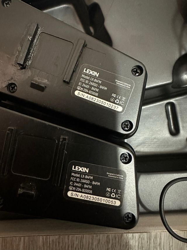 LEXIN 2X B4FM Intercomunicador Moto Bluetooth