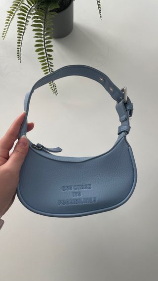 Bolso azul Zara