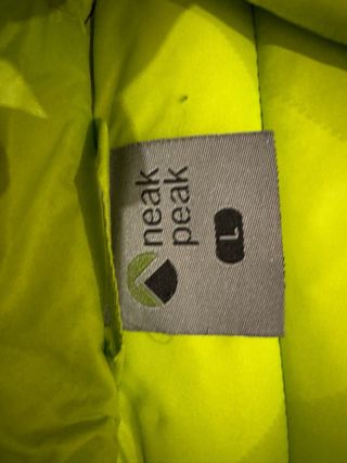 Plumífero Neak Peak gris y verde Talla L