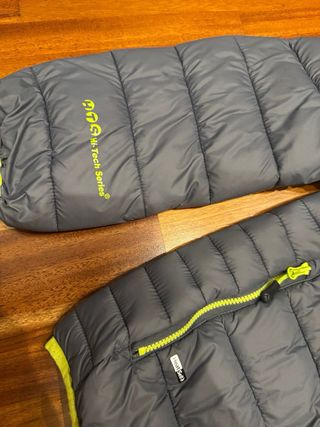 Plumífero Neak Peak gris y verde Talla L