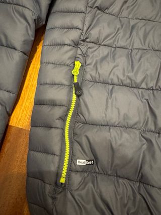 Plumífero Neak Peak gris y verde Talla L