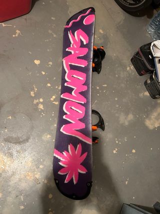 Tabla Snow Salomon 120 con fijaciones