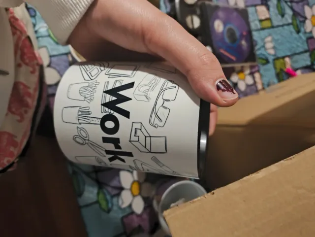 Taza cerámica Small World nueva