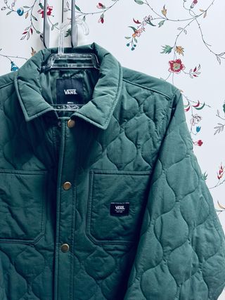 Chaqueta Vans acolchada verde Talla S