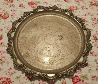 Vassoio da tè decorato