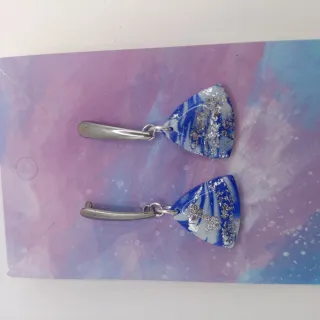 Conjunto Pendientes y Colgante hechos a mano, Triá