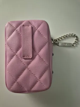 Pochette Chanel rosa con certificato