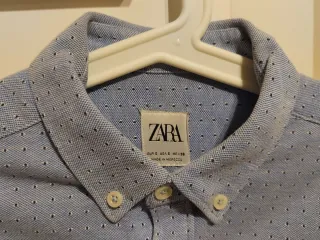 Camisa Zara Slim Fit Talla S Elástica