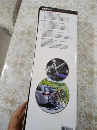 EUFAB Portabici con Lucchetto e Chiavi