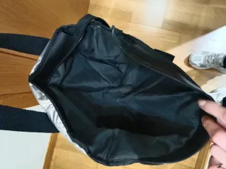 Bolso Tote Bag Plata Acolchado