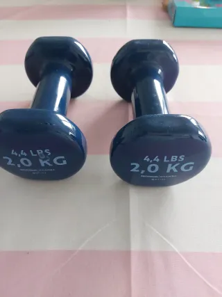 Mancuernas 2kg (4.4 LBS) Decathlon