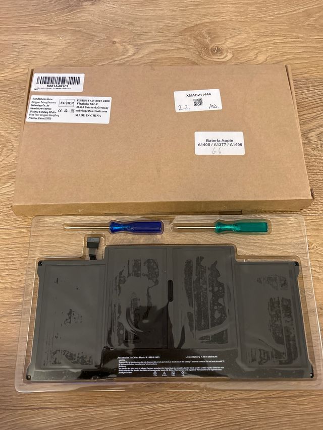 Batería Apple MacBook A1405/A1377/A1496