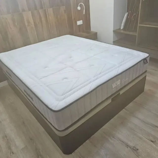 Canapé abatible madera y tela