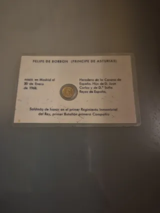 Moneda Conmemorativa Príncipe de Asturias