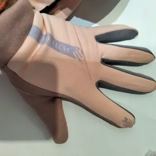 Guantes Invierno Talla S Marrón y Gris