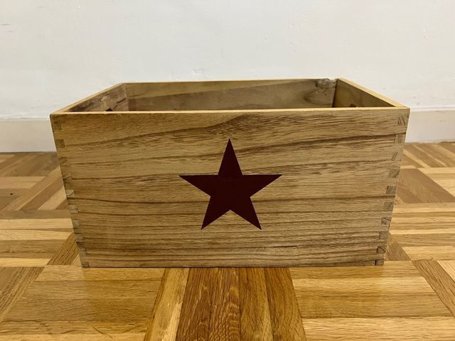 Set 2 Scatole Organizzatore in Legno