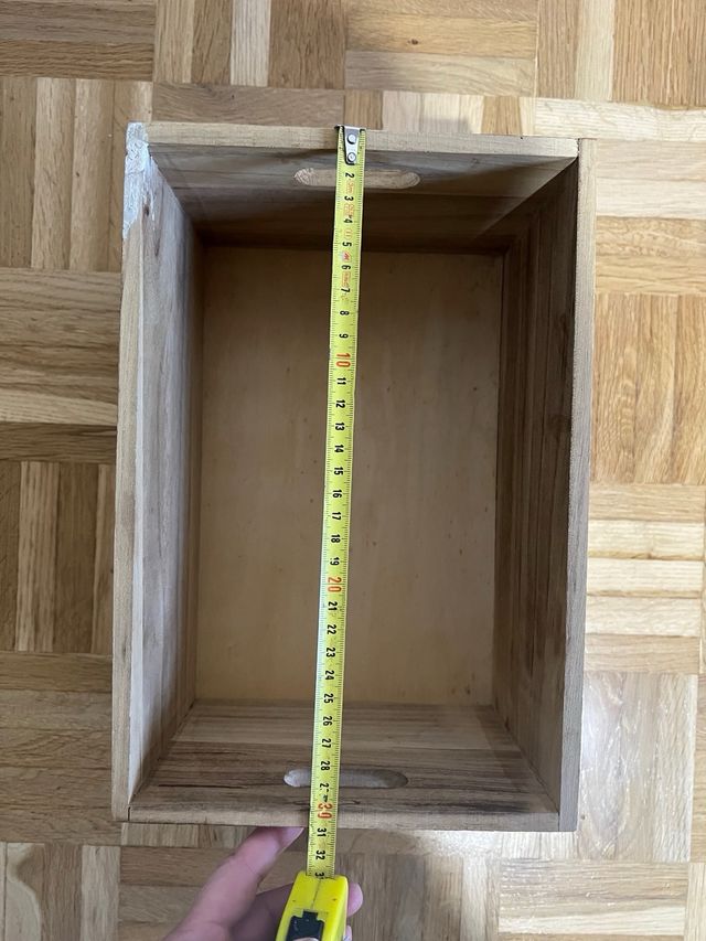 Set 2 Scatole Organizzatore in Legno