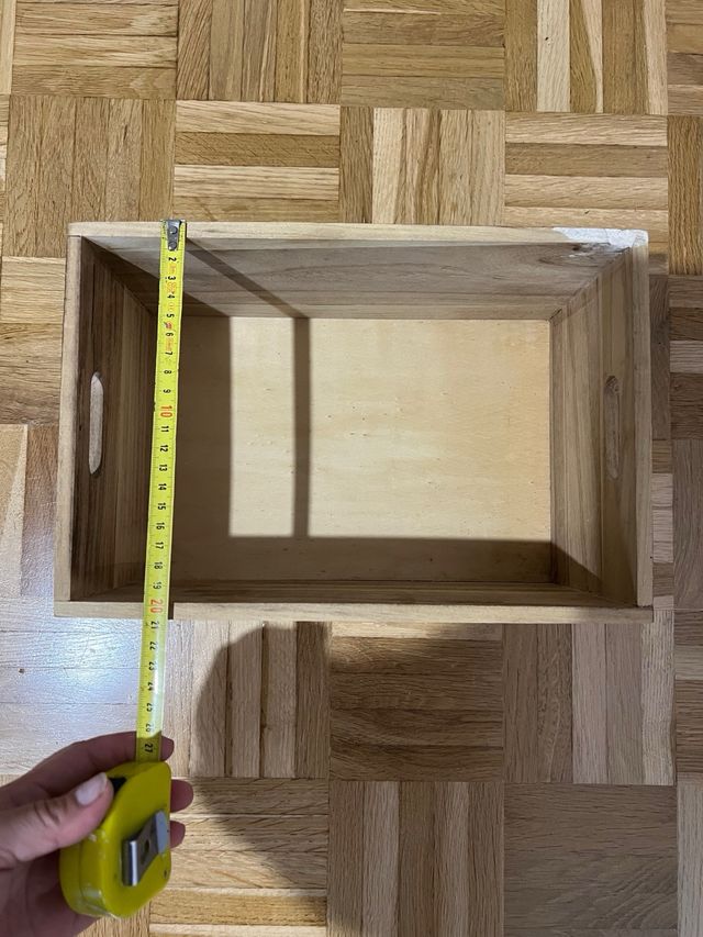 Set 2 Scatole Organizzatore in Legno