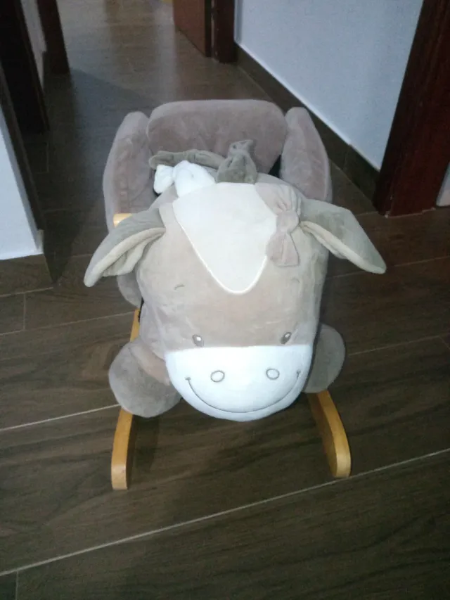 Balancín bebé peluche