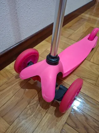 Patinete infantil 3 ruedas rosa