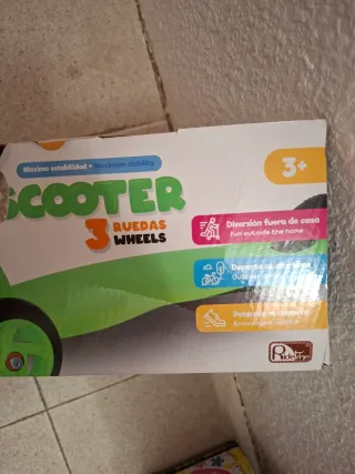 Patinete infantil 3 ruedas rosa