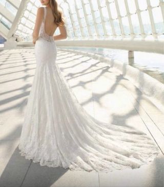 Traje de Novia Rosa Clara Talla 36