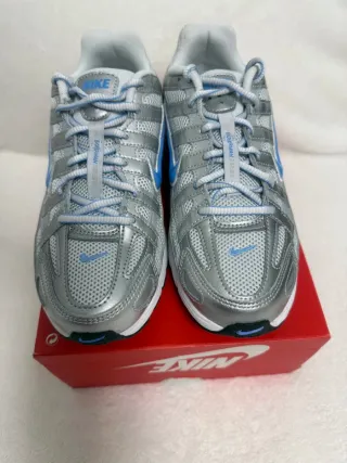 Nike P-6000 Plata y Azul claro
