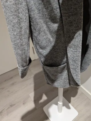 Americana blazer punto gris