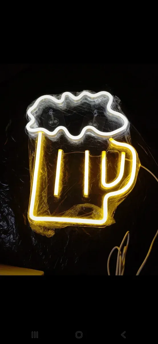 Lámpara LED Neón Jarra Cerveza