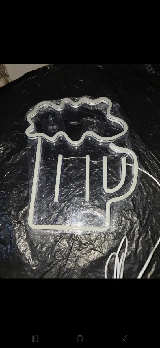 Lámpara LED Neón Jarra Cerveza