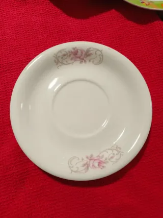 2 Antiche Tazze Pontesa Rosa