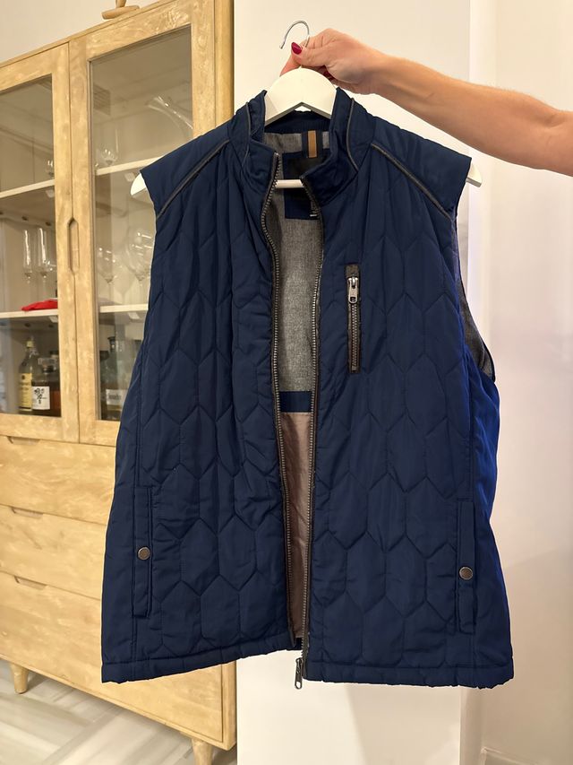 Chaleco Cortefiel Azul Marino Talla XL