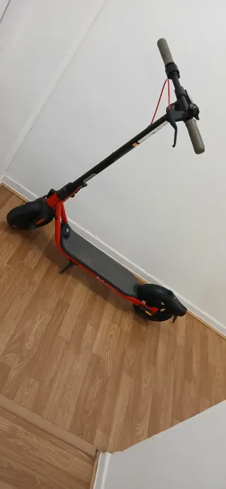Patinete Eléctrico Ninebot Segway Rojo y cargador