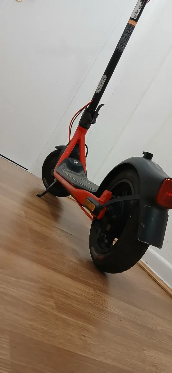 Patinete Eléctrico Ninebot Segway Rojo y cargador