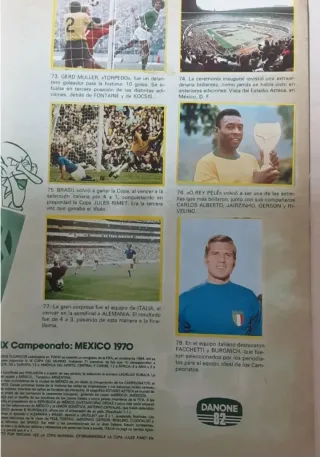 Álbum FUTBOL EN ACCIÓN Cromos 1982 Danone