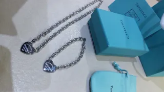 Set Bracciale e Collana Tiffany & Co. Argento