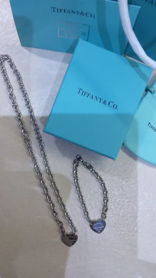 Set Bracciale e Collana Tiffany & Co. Argento