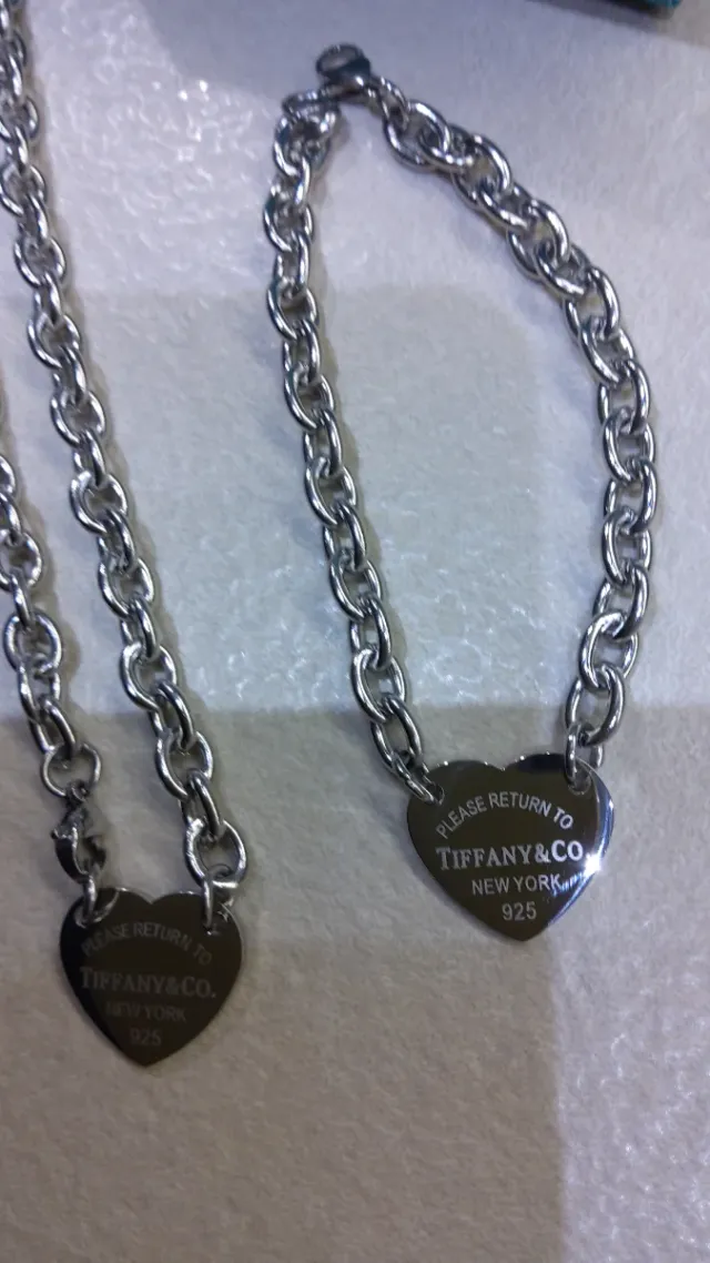 Set Bracciale e Collana Tiffany & Co. Argento