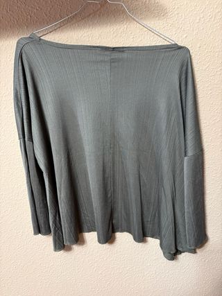 Blusa Mango verde S