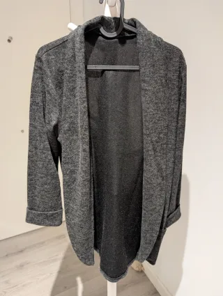 Americana blazer punto gris