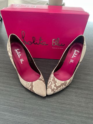 Stiletos de piel de la marca Lolita Blu T 36