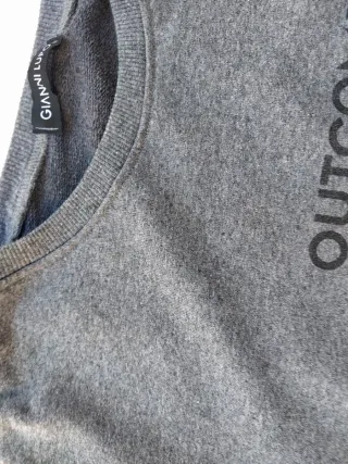 Maglione girocollo GIANNI LUPO uomo grigio