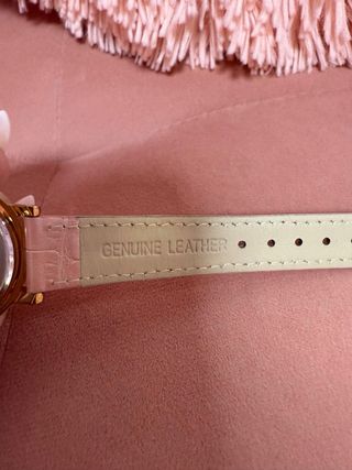 Reloj Julius rosa y dorado