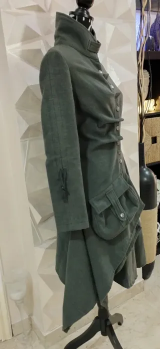 Cappotto Gotico Donna Grigio