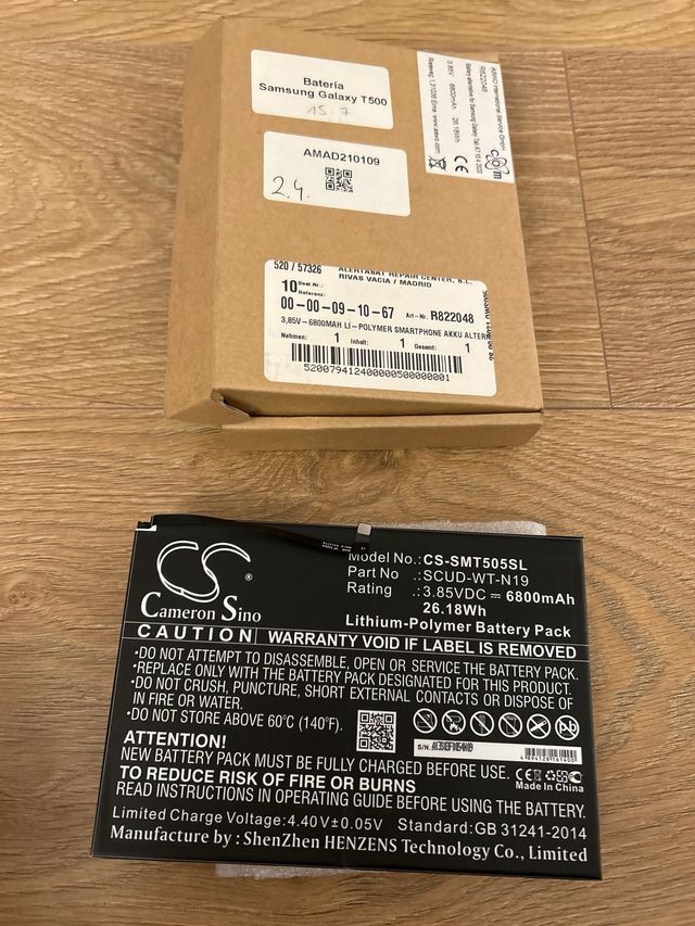 Batería Samsung Galaxy T500