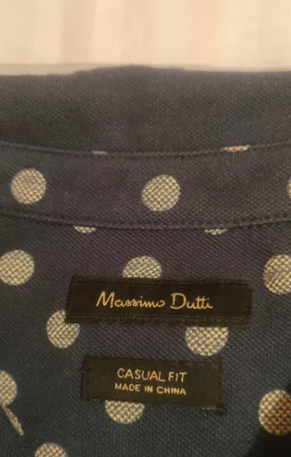 Camiseta Massimo Dutti Azul Talla M