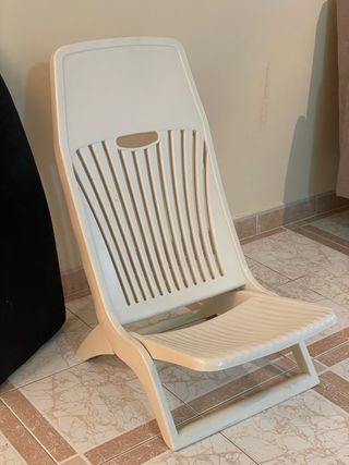 Silla plegable playa blanca