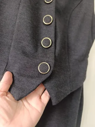 Vestido Zara midi efecto dos piezas