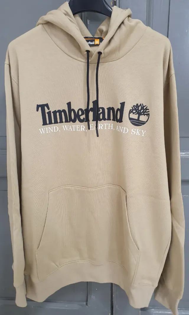 Felpa Timberland con cappuccio beige taglia S
